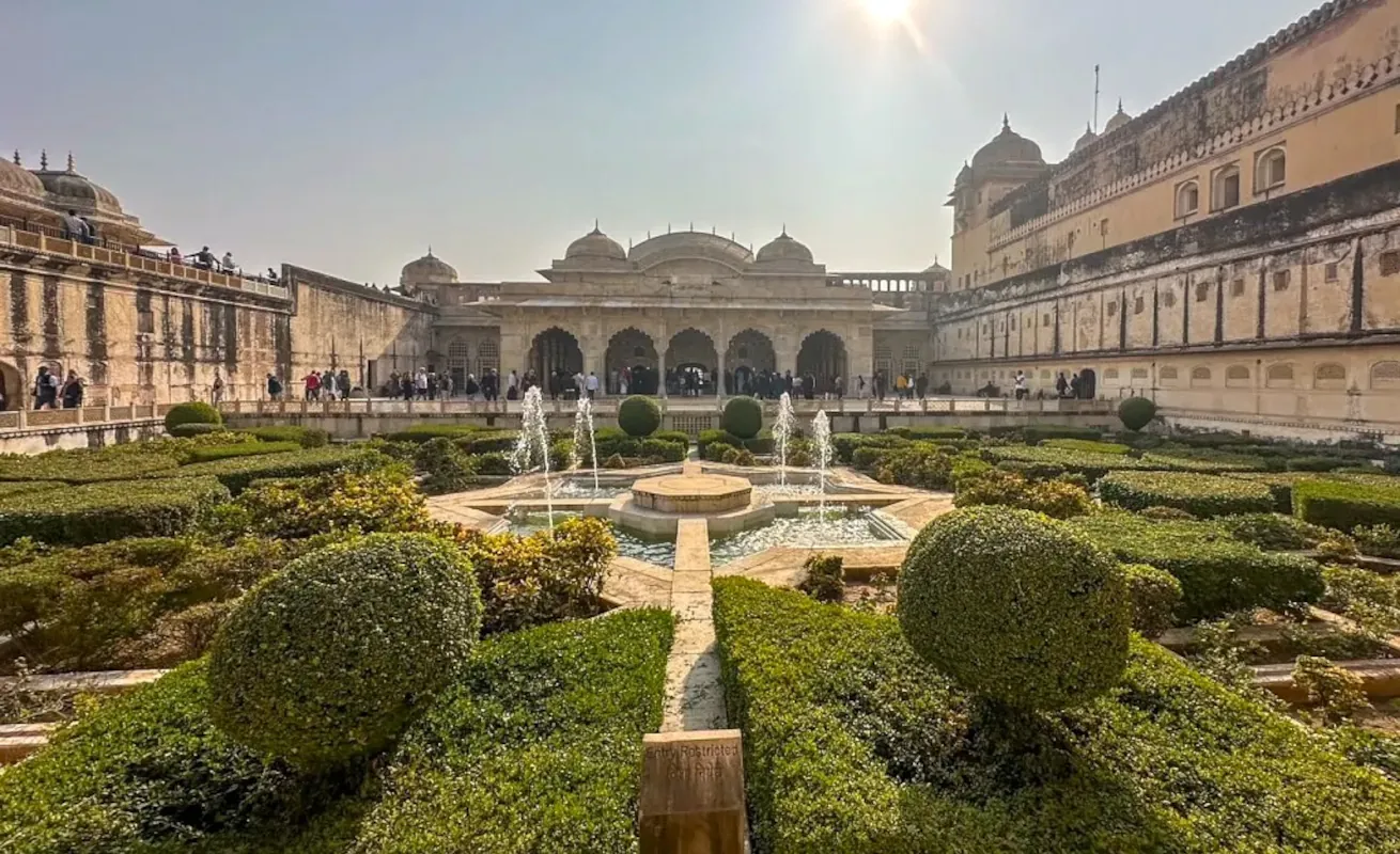 Amber Fort garden, India