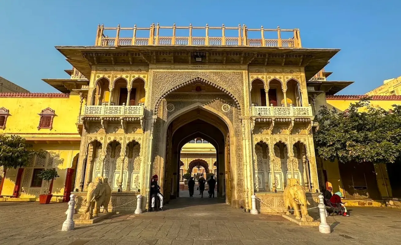 Entrance gate Palace Jaipur