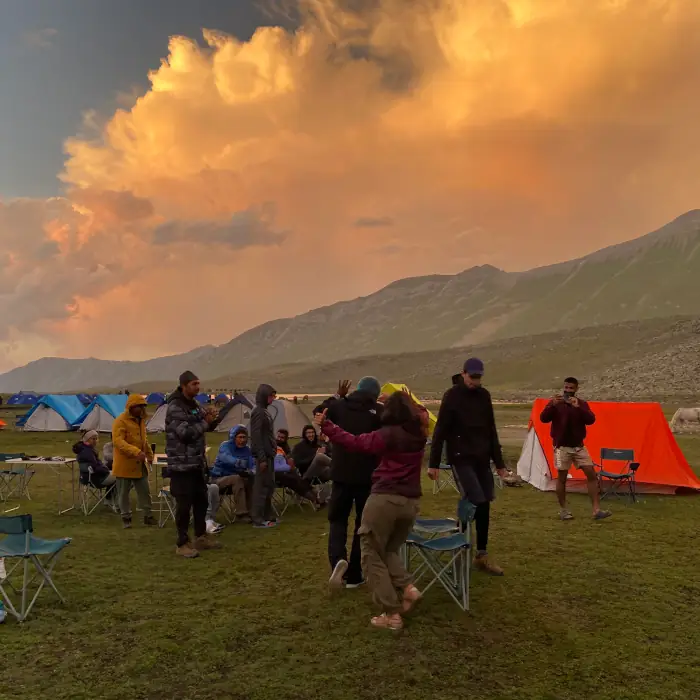 Kashmir camping