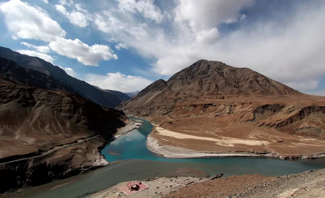 Indus-Zanskar-confluence