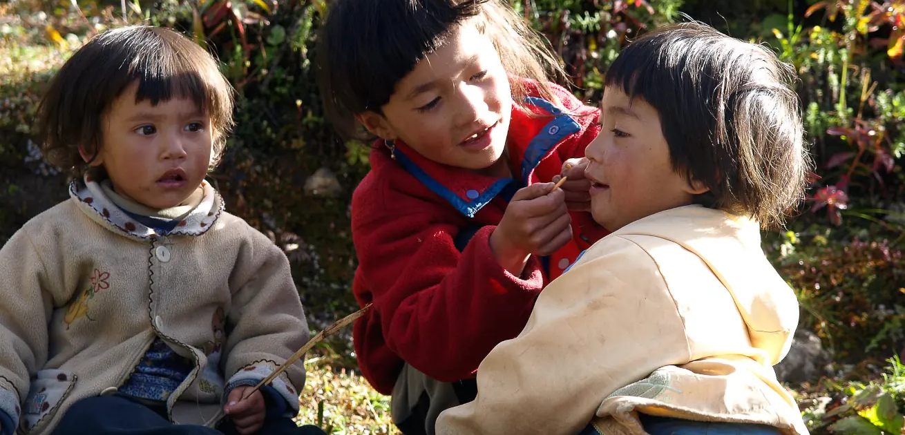 Nepali children